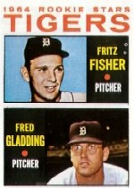 1964 Topps Baseball Cards      312     Rookie Stars-Fritz Fisher RC-Fred Gladding RC